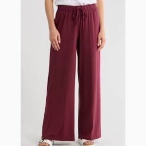 ATM Cotton Blend Wide Leg Pull-On Pants ATM Anthony Thomas Melillo Black Size Sm